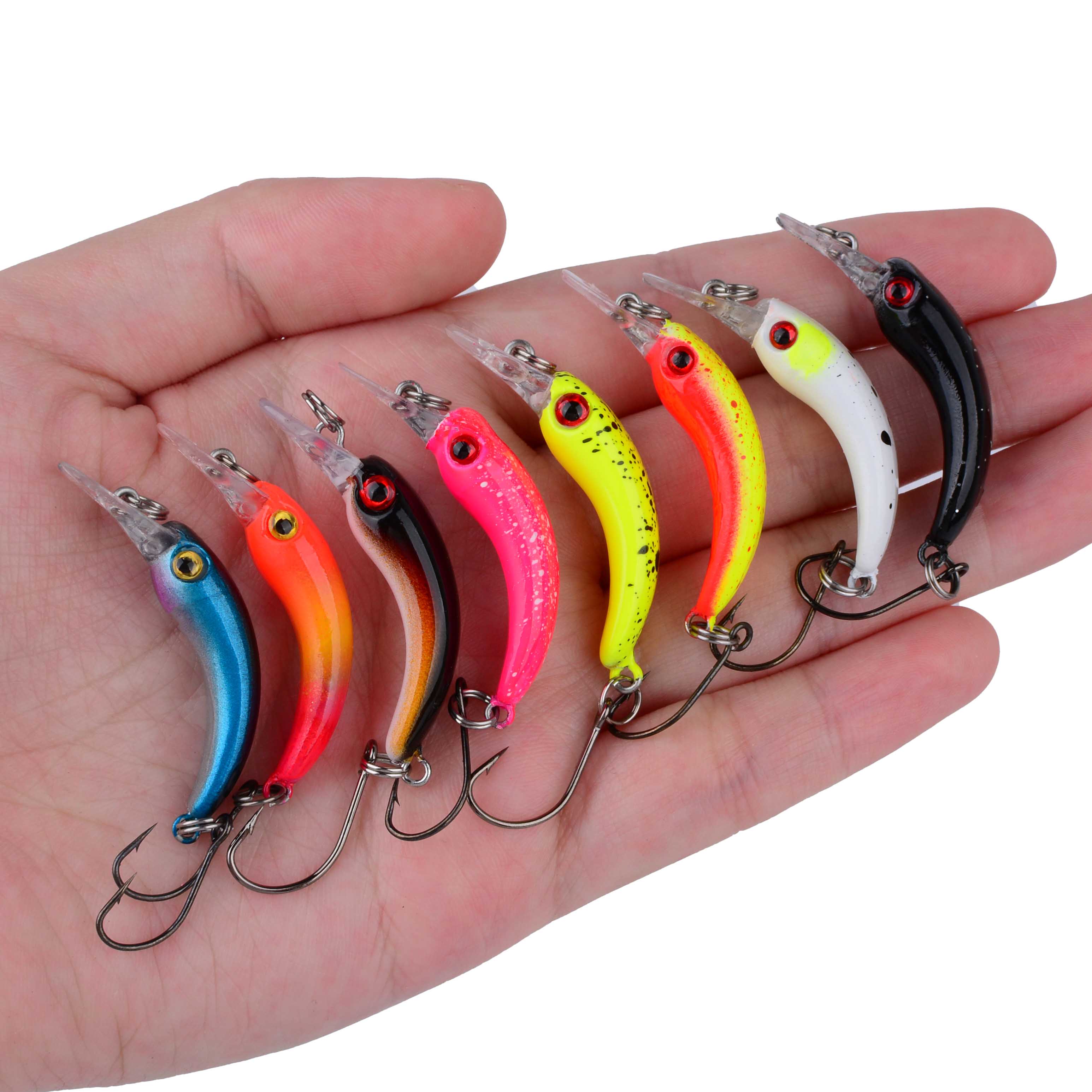 Fishing Equipment For Trout - 8Pcs Slow Sinking Fishing Lure Micro