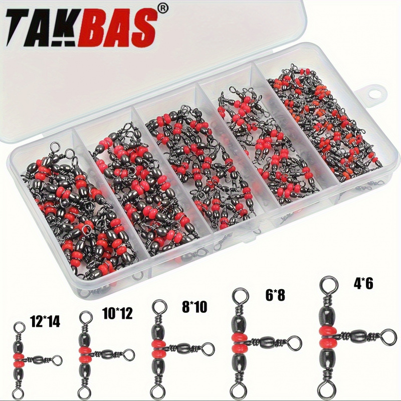 Fishing Equipment Set - Fishing 3- Way Swivels, Packaged in