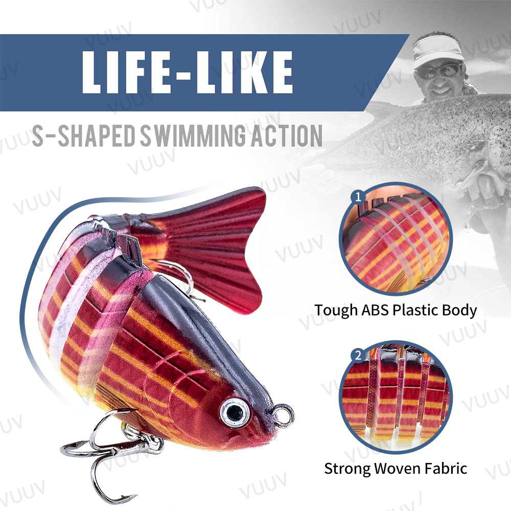10 pcs Multi-Joint Swimbait Fi - Fishing Equipment For Trout 评论和价格