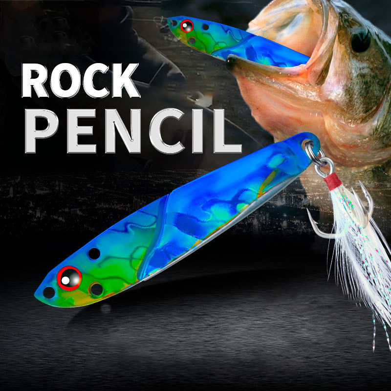 1PC Metal Jig 3D Fish Bait Tac - Fishing Equipment For Trout 评论和价格