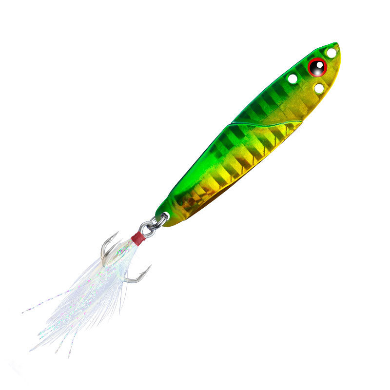 1PC Metal Jig 3D Fish Bait Tac - Fishing Equipment For Trout 评论和价格