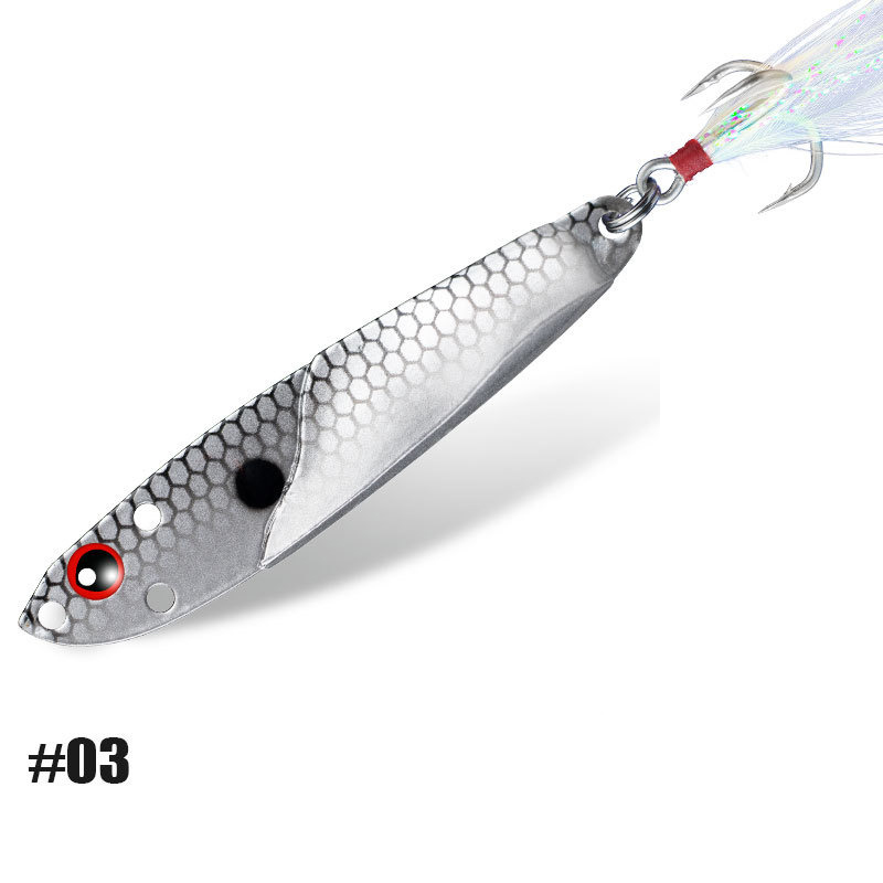 1PC Metal Jig 3D Fish Bait Tac - Fishing Equipment For Trout 评论和价格