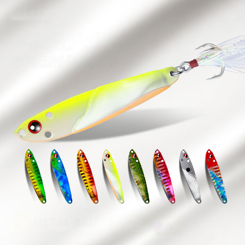 1PC Metal Jig 3D Fish Bait Tac - Fishing Equipment For Trout 评论和价格