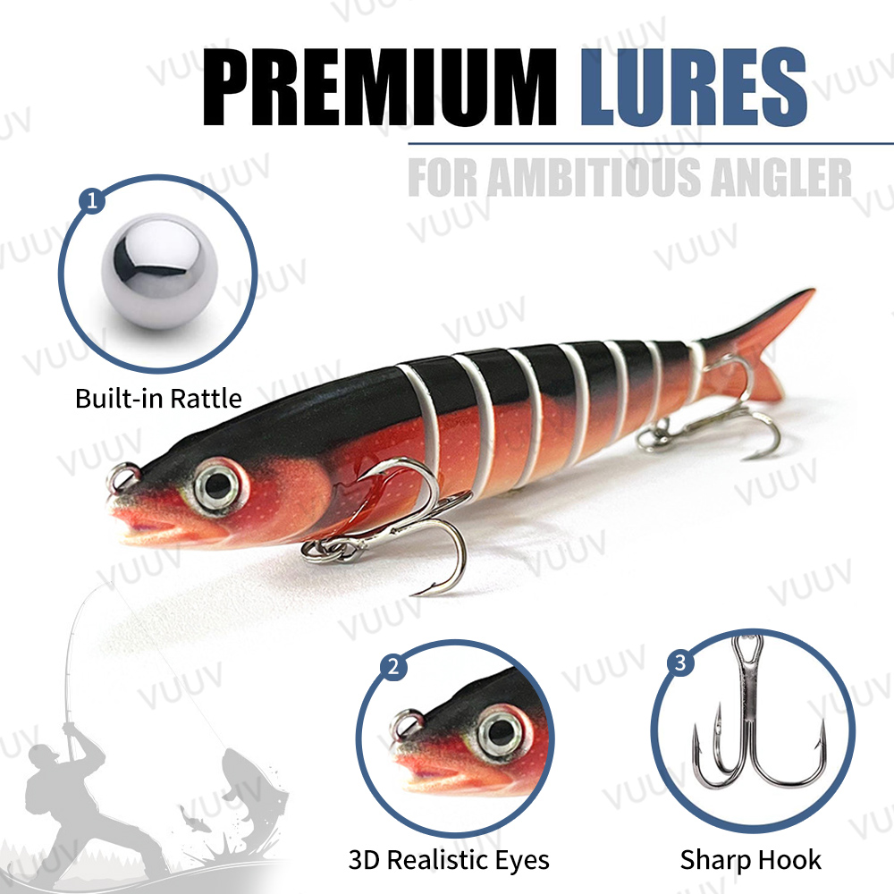 10 pcs Fishing Lures for Bass  - Fishing Equipment For Trout 评论和价格