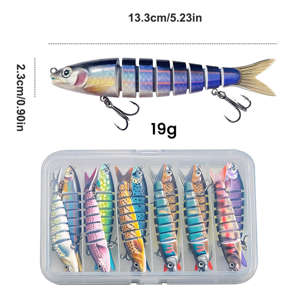 10 pcs Fishing Lures for Bass  - Fishing Equipment For Trout 评论和价格