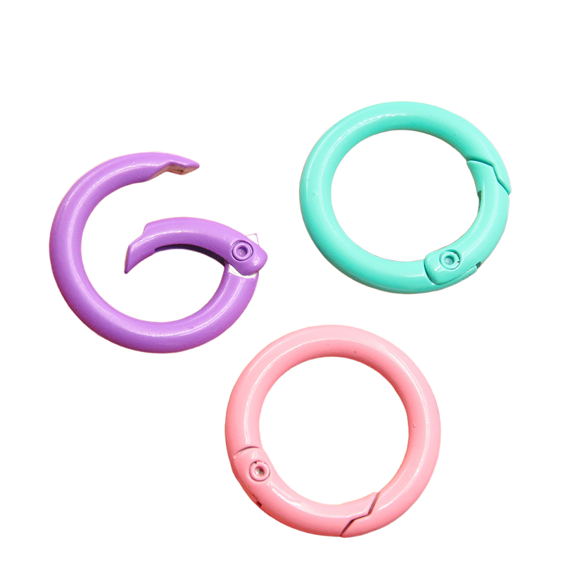 5-20pcs Colorful Spring O Ring - Circle Hook Set 评论和价格
