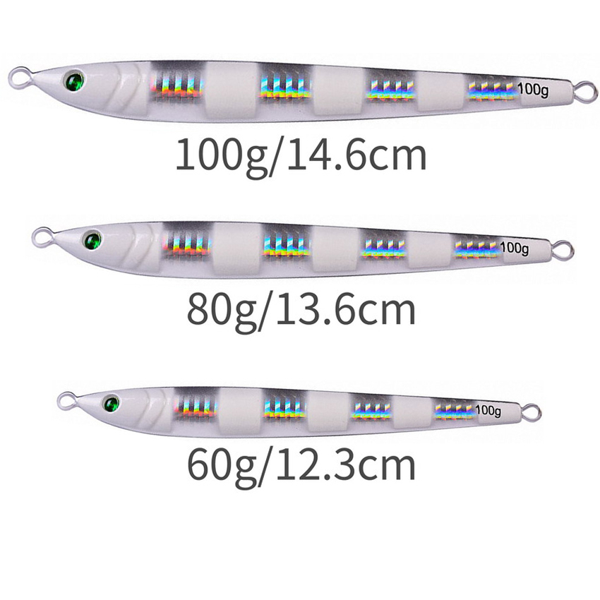 Cast Metal Jig Fishing Lure 5P - Fishing Equipment For Trout 评论和价格