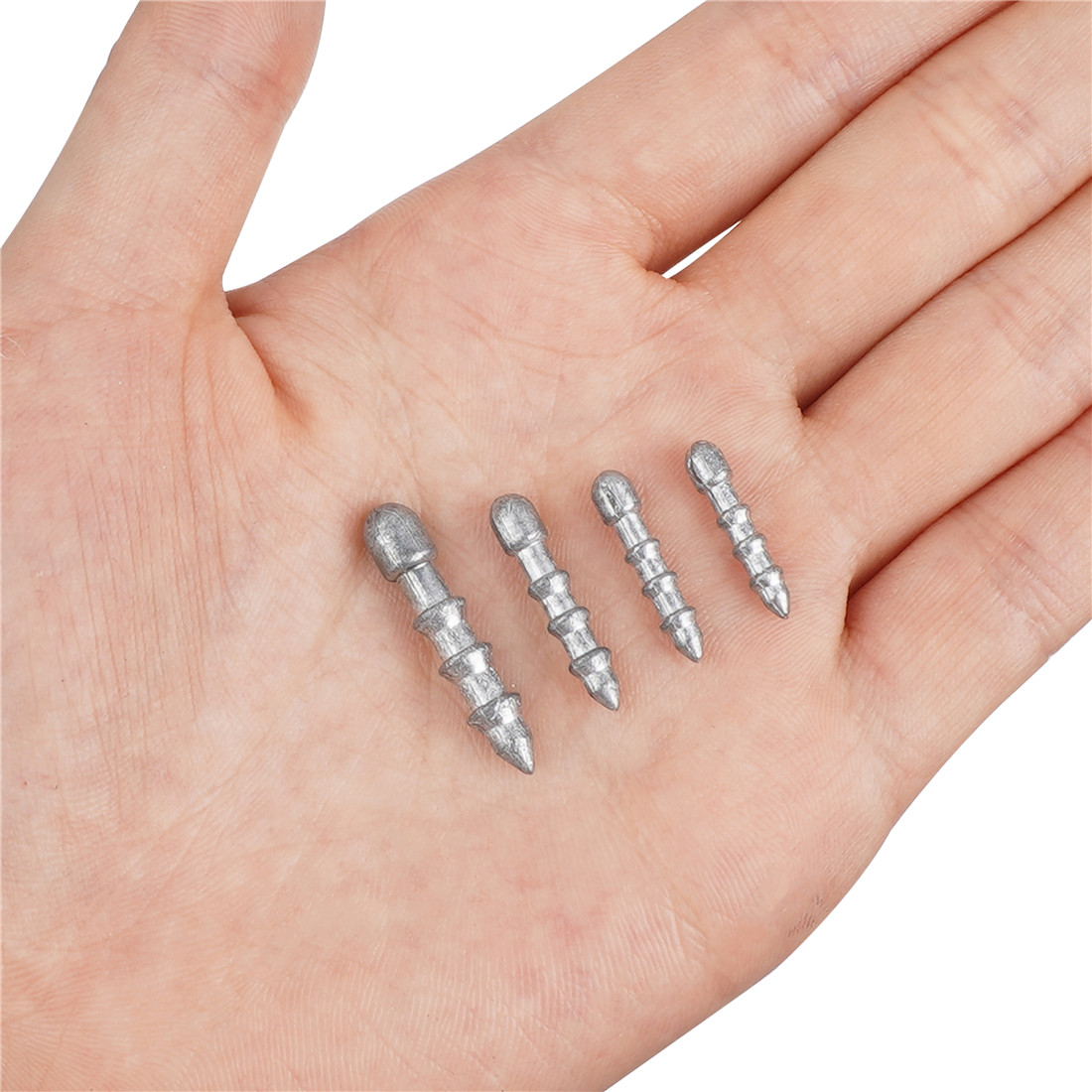 60PCS Nail weights Worm Fishin - Fishing Equipment For Trout 评论和价格
