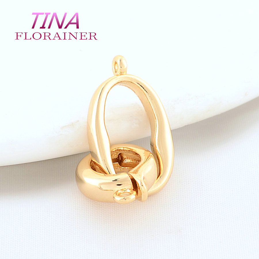 30MM 28MM 18K Gold Color Brass - Circle Hook Set 评论和价格