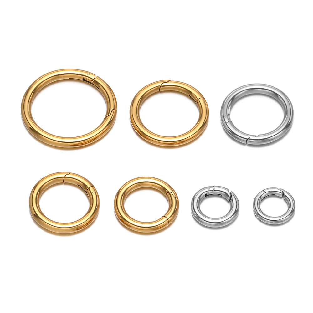 2Pcs/Lot Round Spring Clasps S - Circle Hook Set 评论和价格