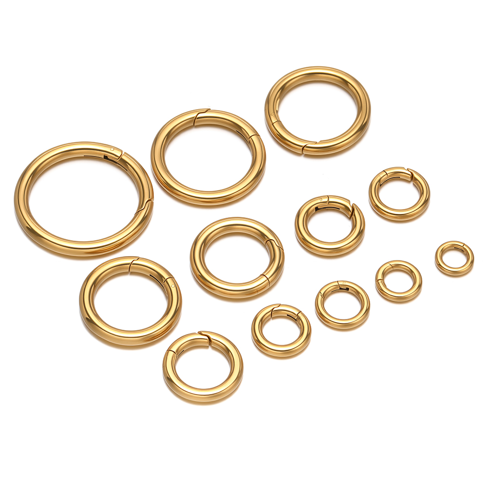 2Pcs/Lot Round Spring Clasps S - Circle Hook Set 评论和价格