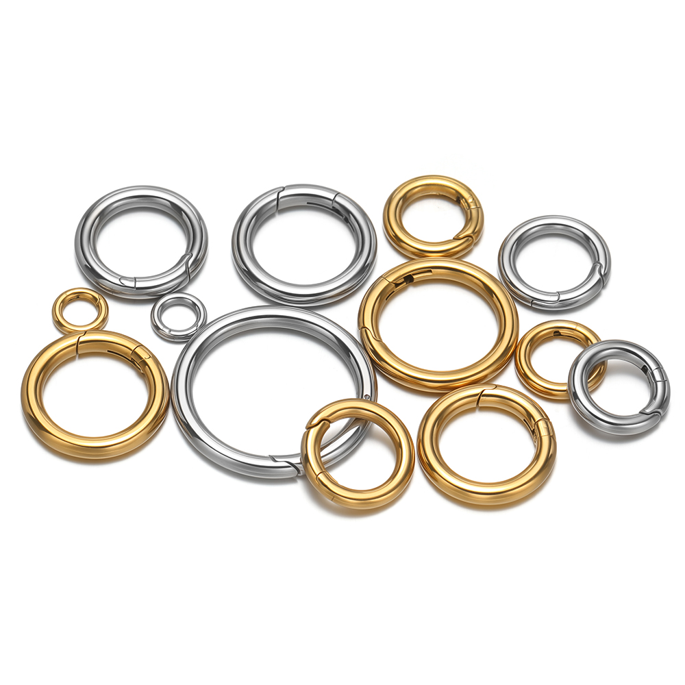 2Pcs/Lot Round Spring Clasps S - Circle Hook Set 评论和价格