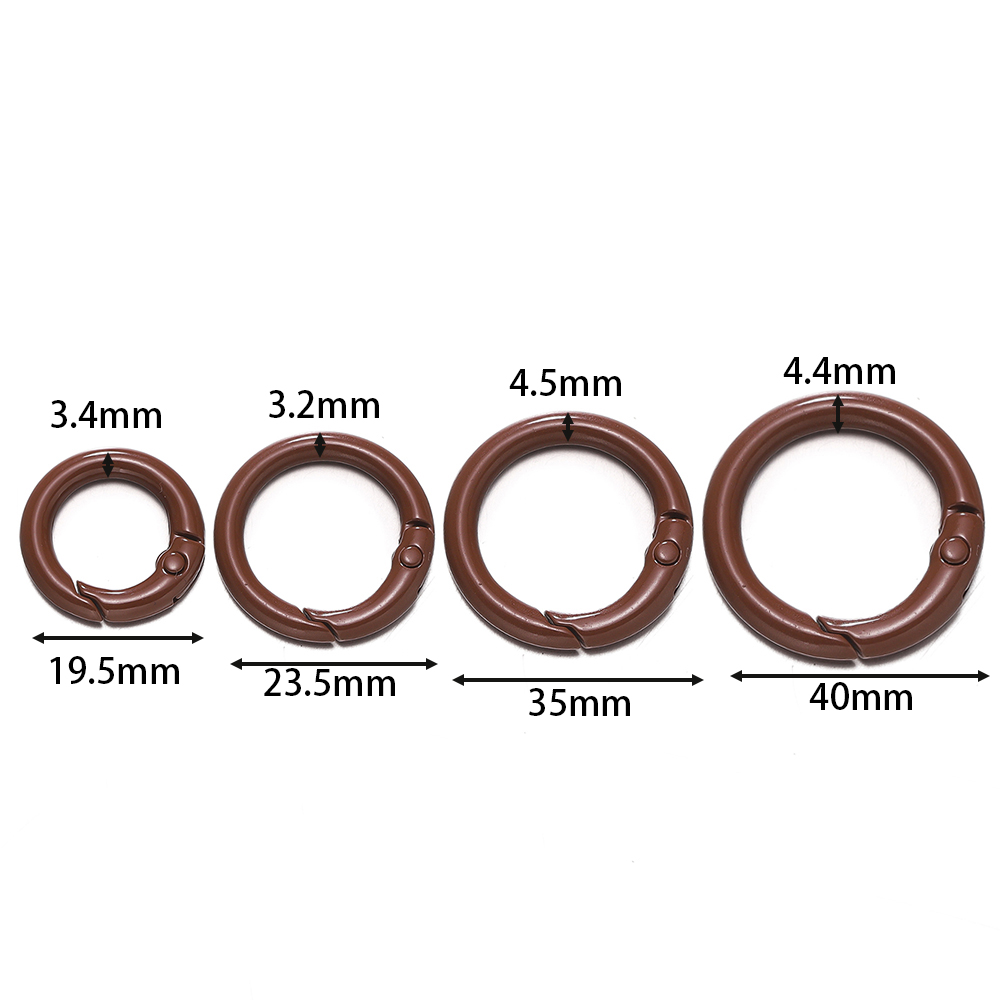 2/5pcs/Lots Metal Round Spring - Circle Hook Set 评论和价格