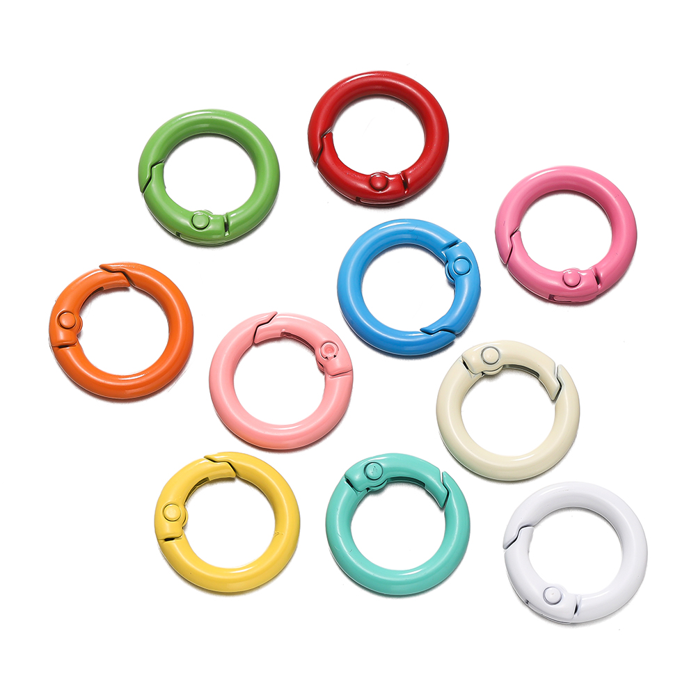 2/5pcs/Lots Metal Round Spring - Circle Hook Set 评论和价格