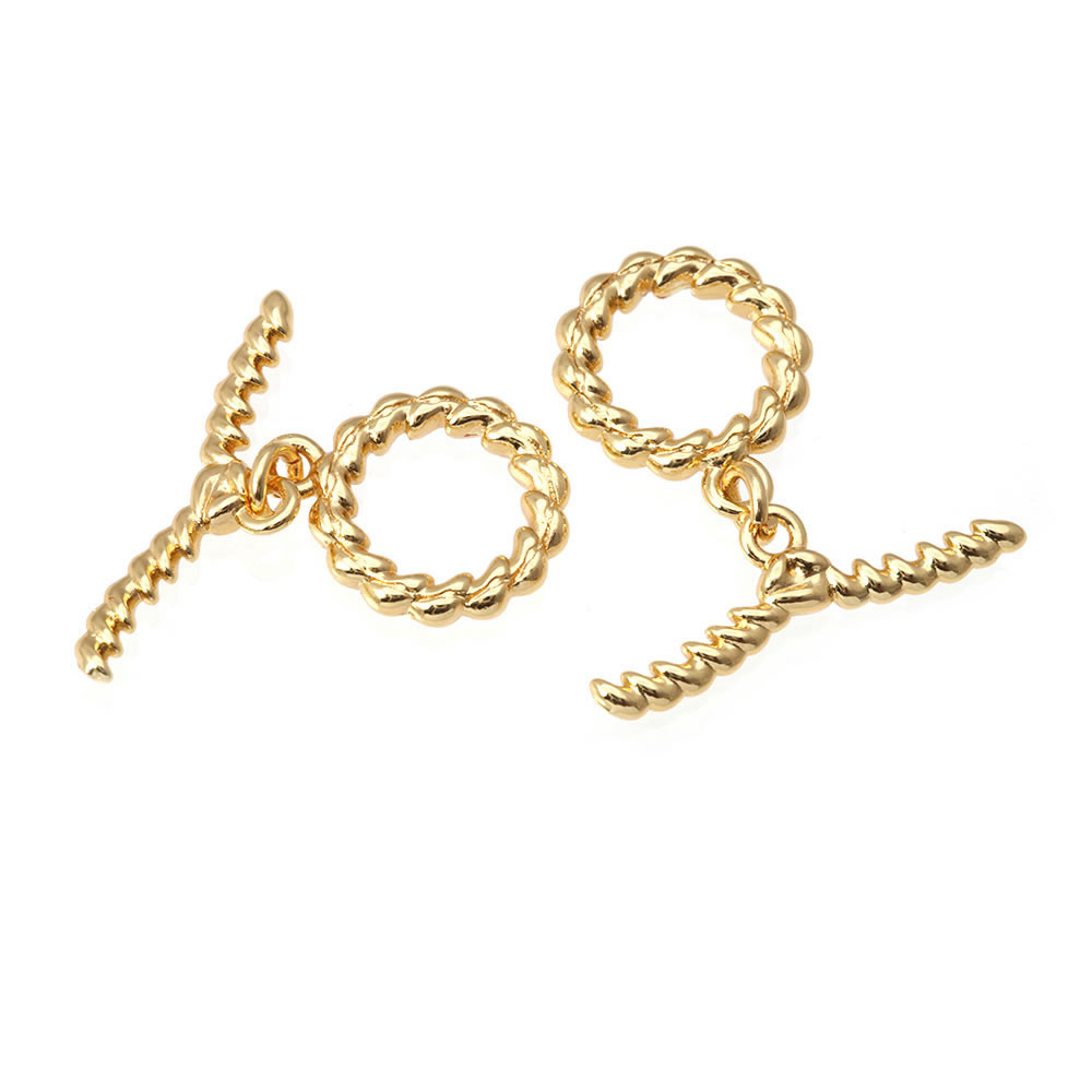 6 Sets 18K Gold Color Brass Ro - Circle Hook Set 评论和价格
