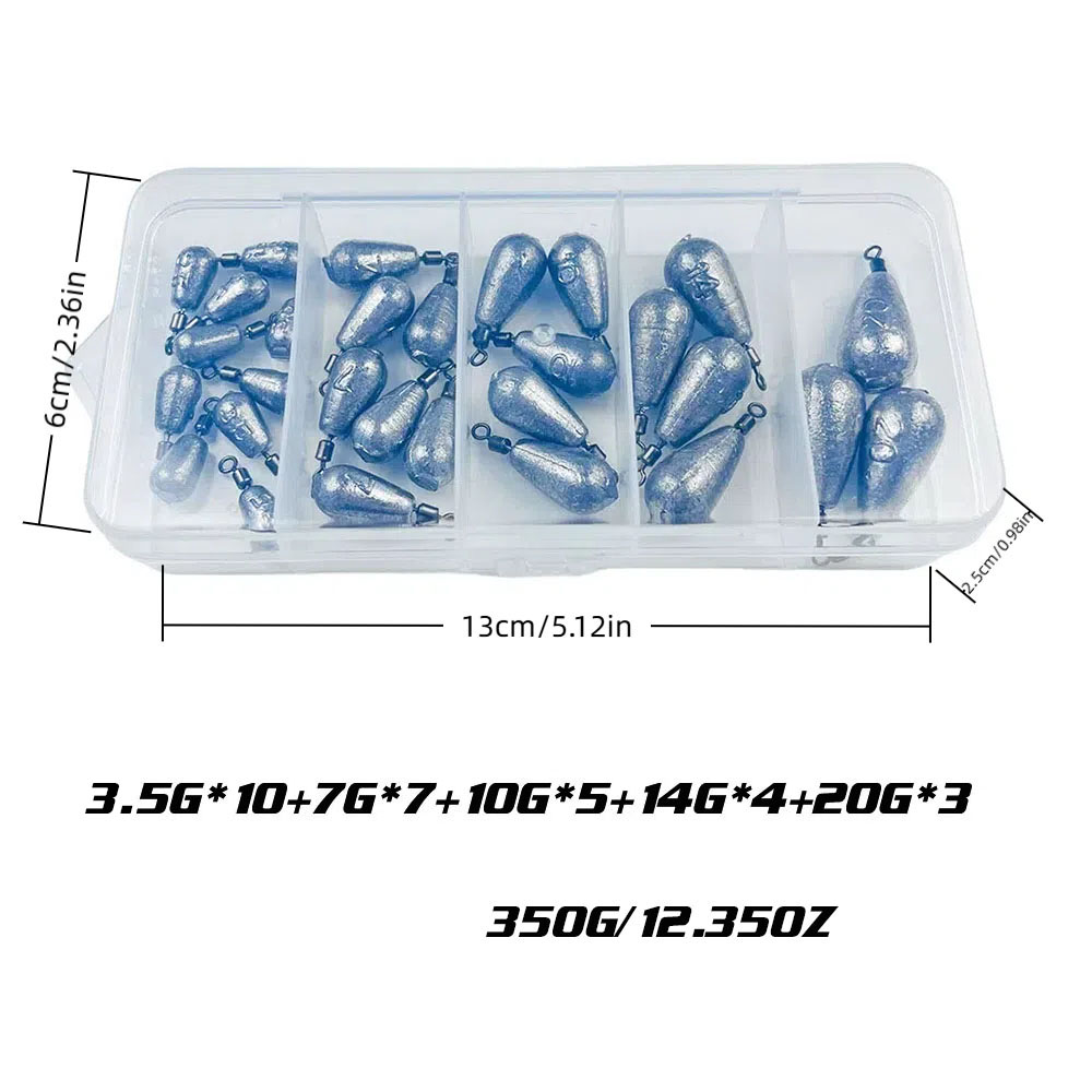Limnoid 29pcs Fishing Sinker S - Fishing Equipment Set 评论和价格